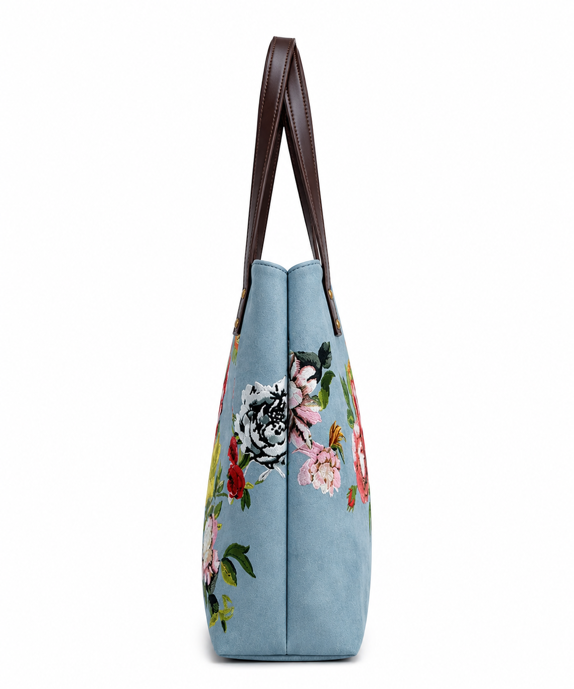 Big Red-Yellow Flowers Tote Bag - Image 2