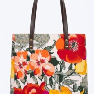 Big Multi Flowers Tote Bag