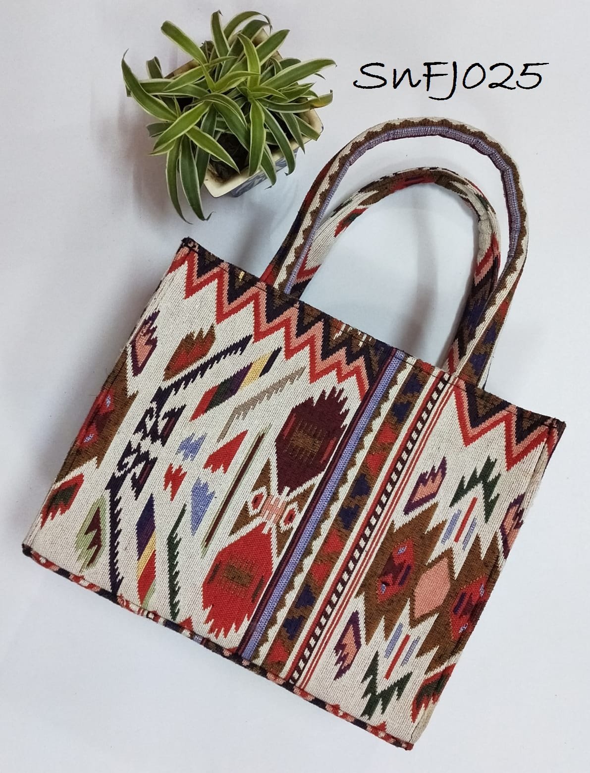 Style n Fashions Premium Box Tote Bag with Detachable Strap - Image 2