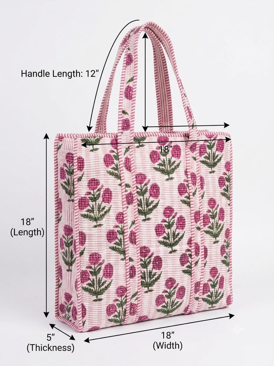 Quilted Tote Bags - Image 3